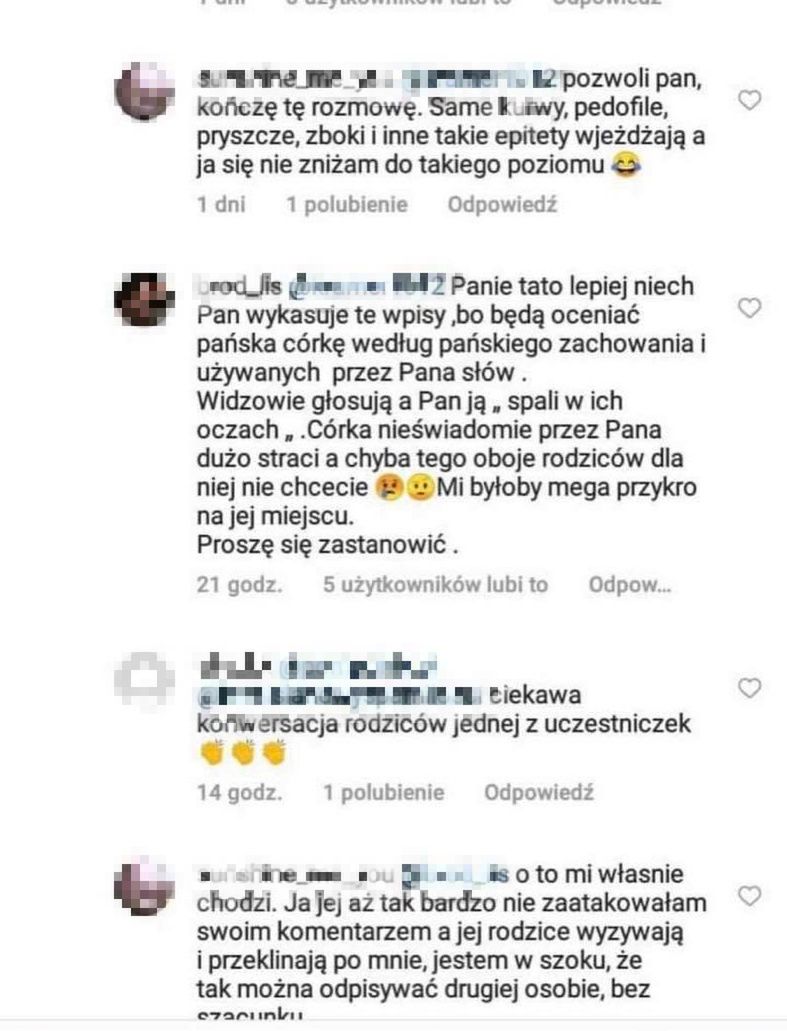 Rodzice Angeliki z "Love Island" kłócą się z fanami show