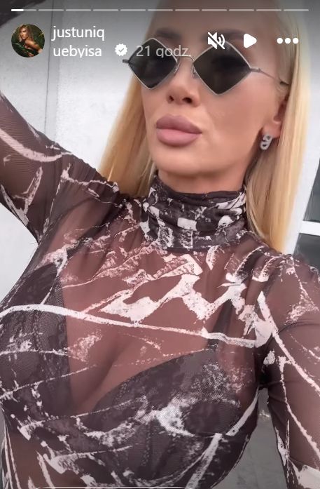 Izabela Macudzińska w prześwitach