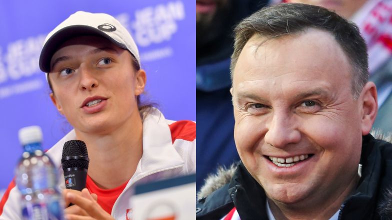 Iga Świątek wspomina spotkanie z Andrzejem Dudą