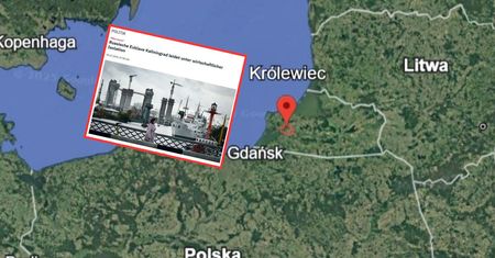 Niemcy pojechali do Królewca. Wszędzie widniała jedna litera