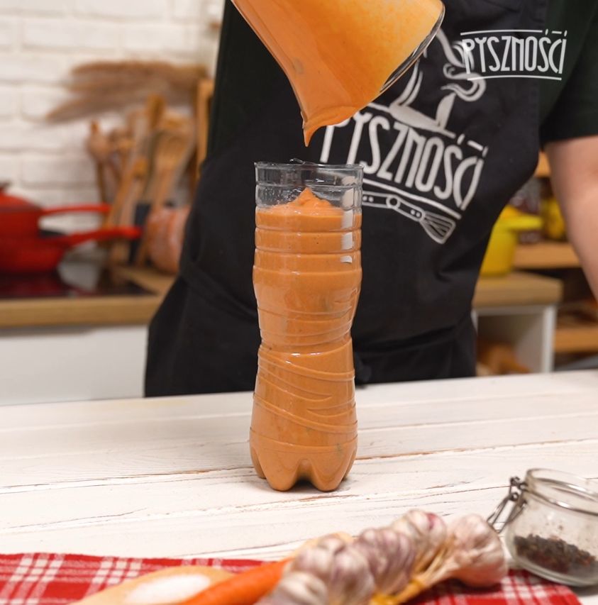 Mortadella from the bottle