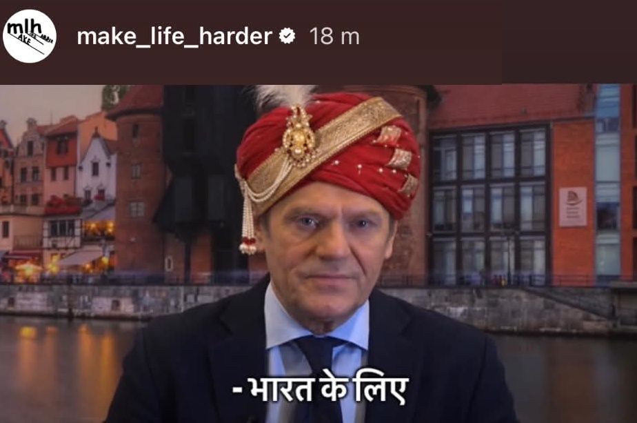 Mem o Donaldzie Tusku