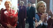 Agata Duda u boku męża nawiedza Kanadę w BURGUNDOWYM garniturze. Ładnie się prezentowała? (ZDJĘCIA)