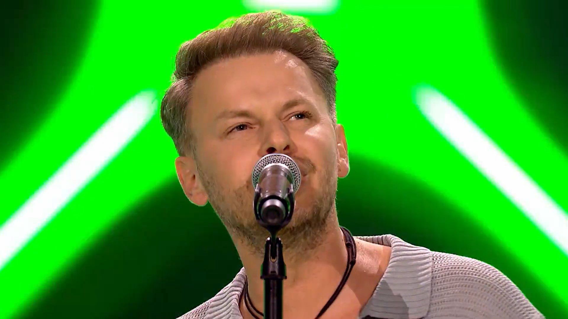 Występ Łukasza Darłaka w programie "The Voice of Poland"