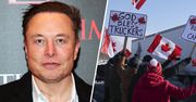 Kierowcy ciężarówek w Kanadzie protestują przeciw obowiązkowym szczepieniom. Poparł ich Elon Musk