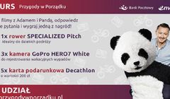 Adam Małysz z Pandą promuje konkurs EnveloBanku