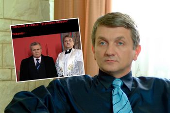 Padniecie ze śmiechu. Memy z Januszem Traczem na 25-lecie "Plebanii"