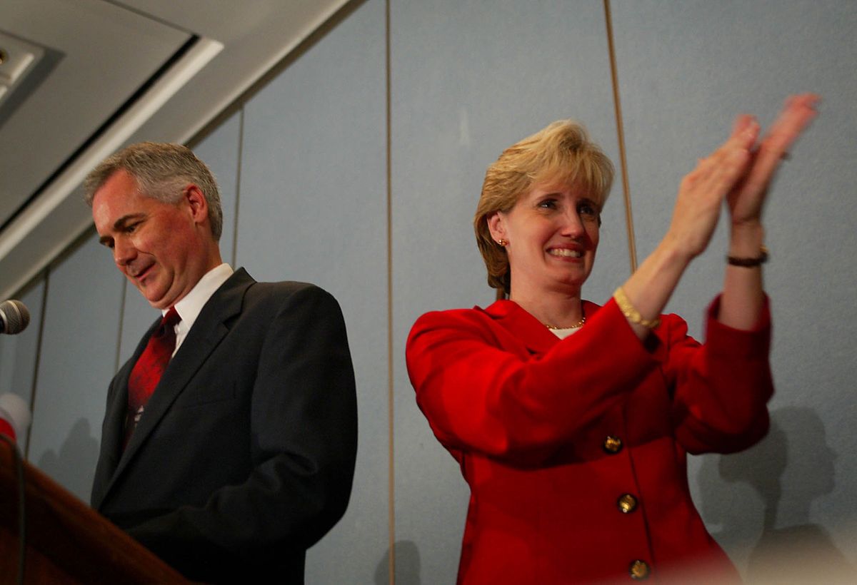Kongresmen Tom McClintock i jego żona Lori (Photo by Robert Gauthier/Los Angeles Times via Getty Images)
Robert Gauthier