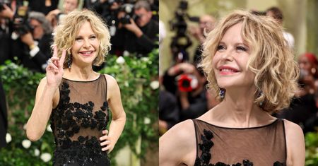 62-letnia Meg Ryan bryluje na MET Gali w klasycznej czerni. Znów przypomina samą siebie? (ZDJĘCIA)