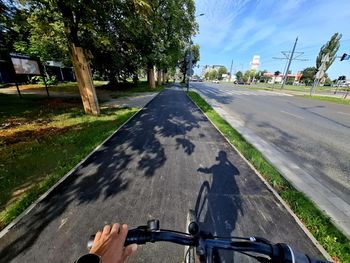 Łódź: Test nowej drogi rowerowej przy al. Piłsudskiego
