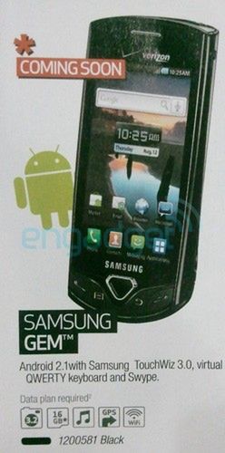 Samsung Gem jeszcze w tym miesiącu? 1