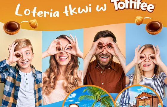 Peppermint przygotowała koncepcję graficzną loterii Toffifee