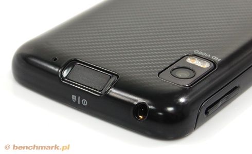 Motorola Atrix - czujnik biometryczny