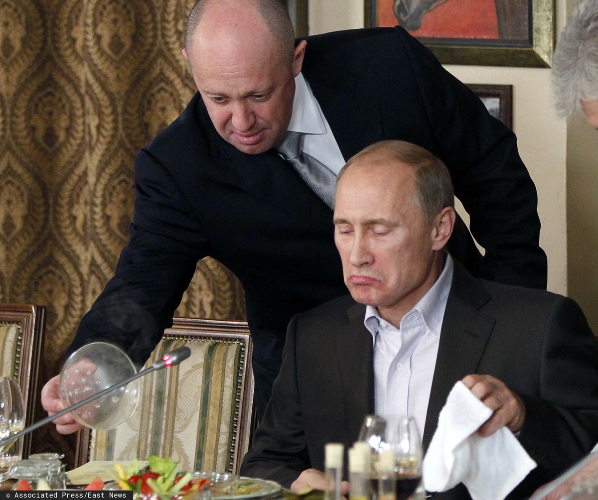 Jewgienij Prigożyn i Władimir Putin