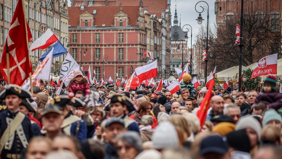 Parada Niepodległości przeszła ulicami Gdańska