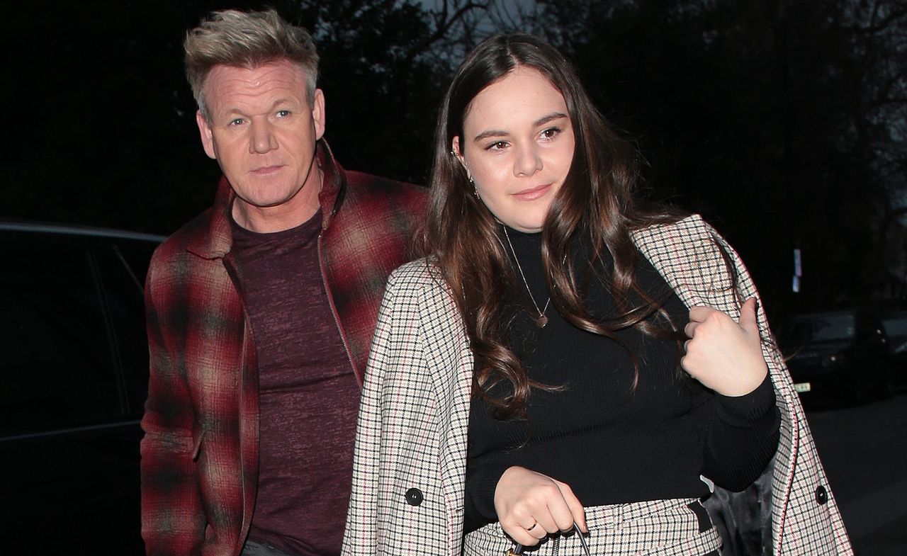 Gordon Ramsey i jego córka Holly 