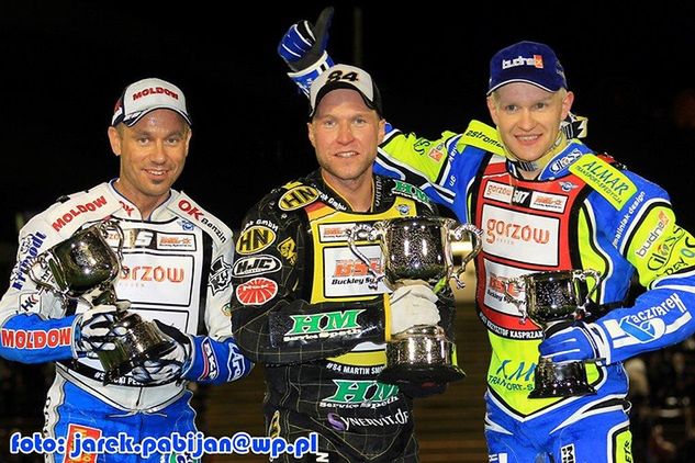 Podium GP Nowej Zelandii