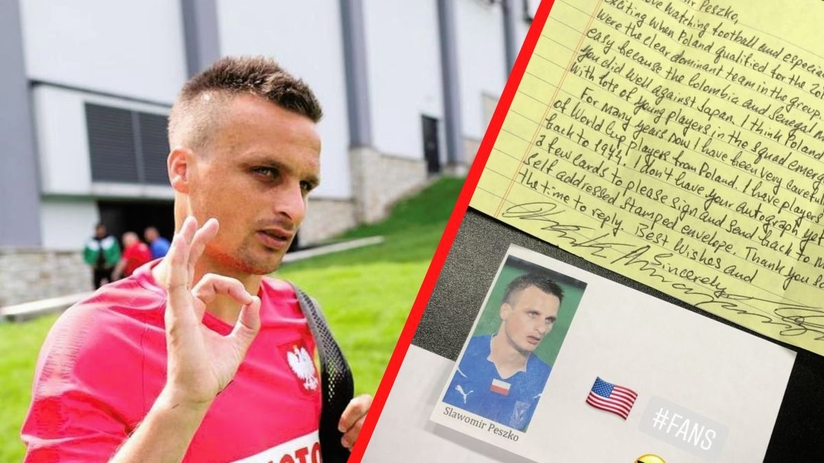 Sławomir Peszko i list od fana