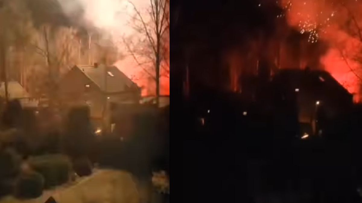 Niekontrolowany "pokaz" fajerwerków obudził mieszkańców Zbiczna