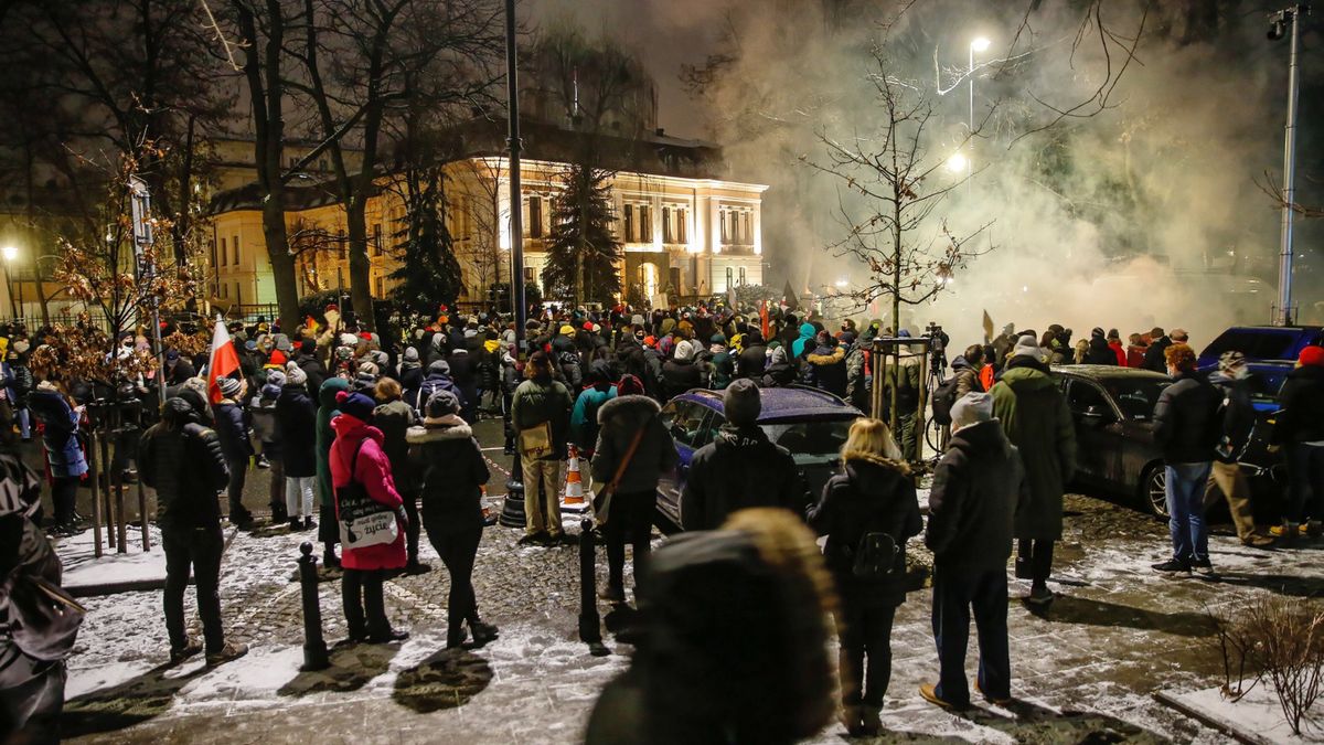 Protest przeciwko zaostrzeniu prawa aborcyjnego