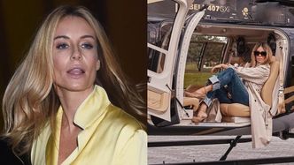 "Ekologiczna" Małgorzata Rozenek poleca zakupy w second-handach z siedzenia helikoptera. Internauci: "HIPOKRYZJA"