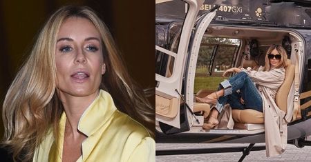 "Ekologiczna" Małgorzata Rozenek poleca zakupy w second-handach z siedzenia helikoptera. Internauci: "HIPOKRYZJA"