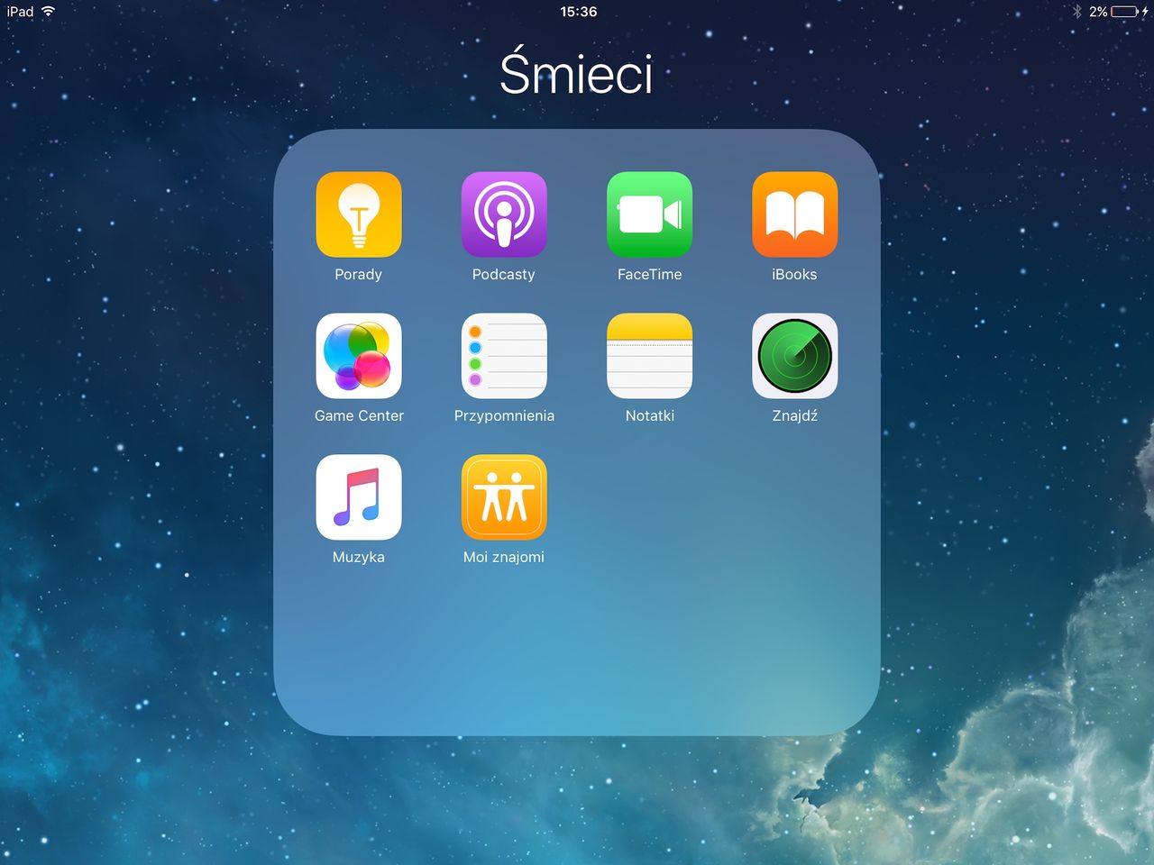 Chyba każdy użytkownik iOS-u ma taki folder