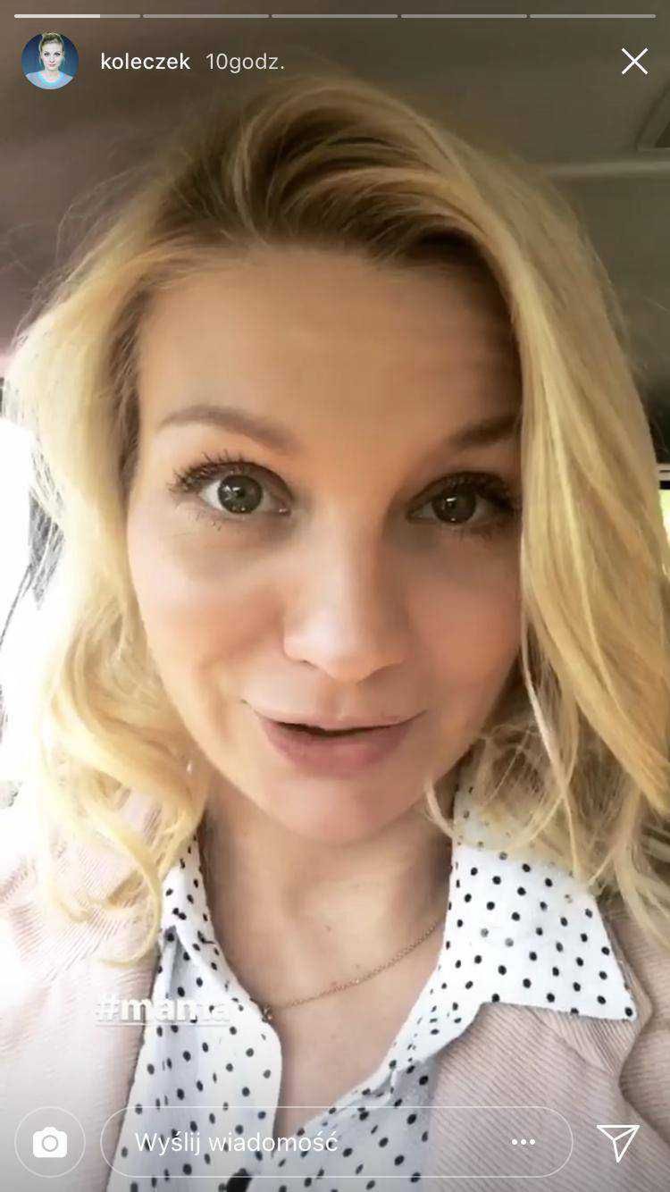 Katarzyna Kołeczek skarży się na macierzyństwo