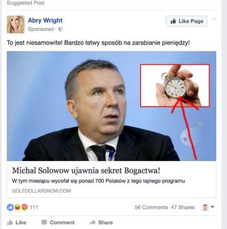 "Sołowow ujawnia sekret bogactwa". Oszuści podszywają się pod znanego biznesmena