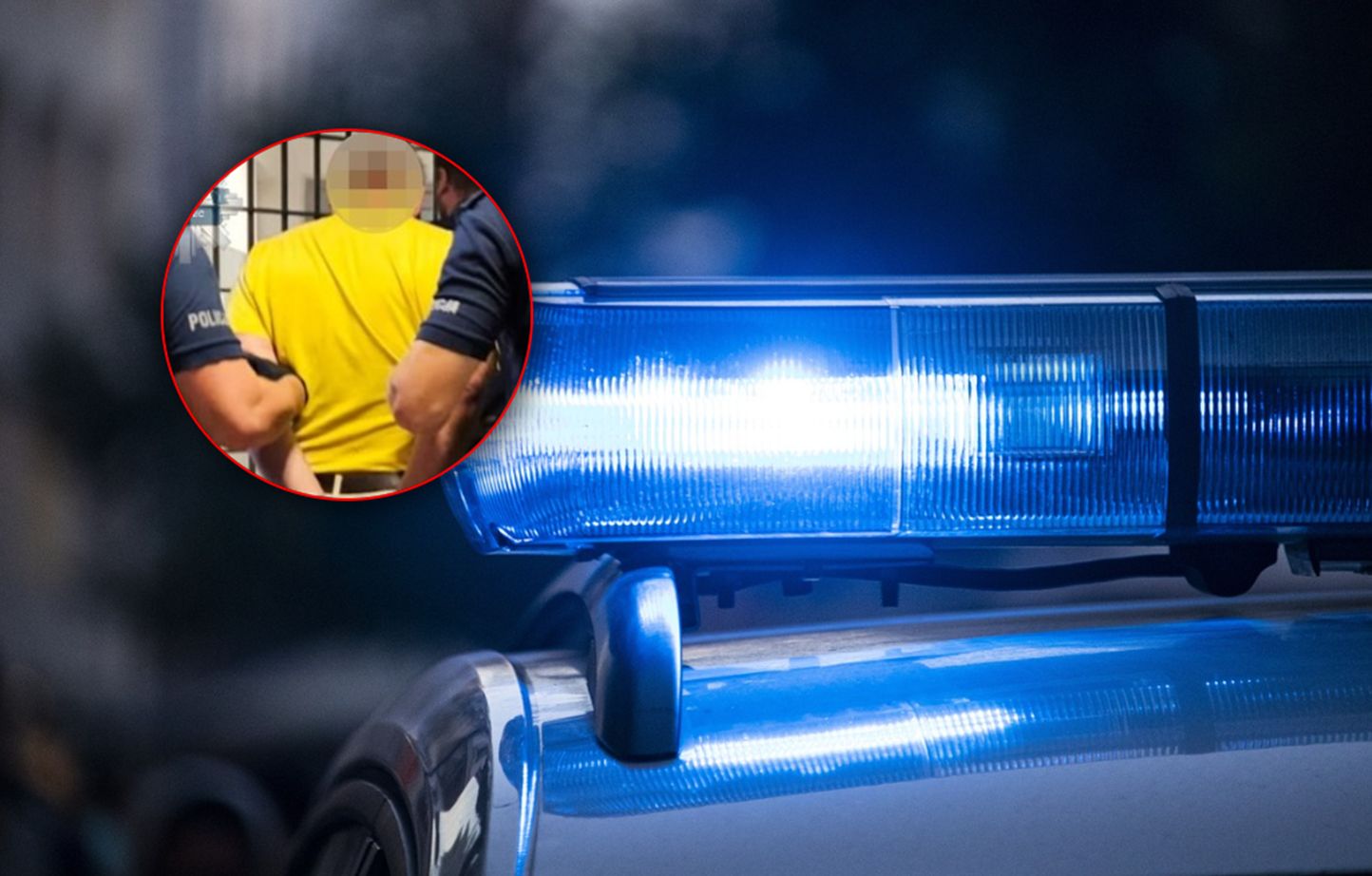 Celował do policjantów. Został zatrzymany.