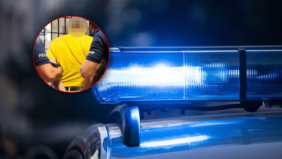 Celował do policjantów. Został zatrzymany.