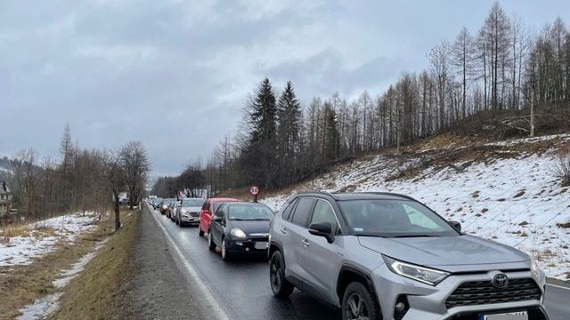 Korki na drodze do Zakopanego 