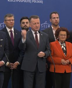 Skoczyli sobie do oczu na konferencji. Musiał uspokajać Błaszczak