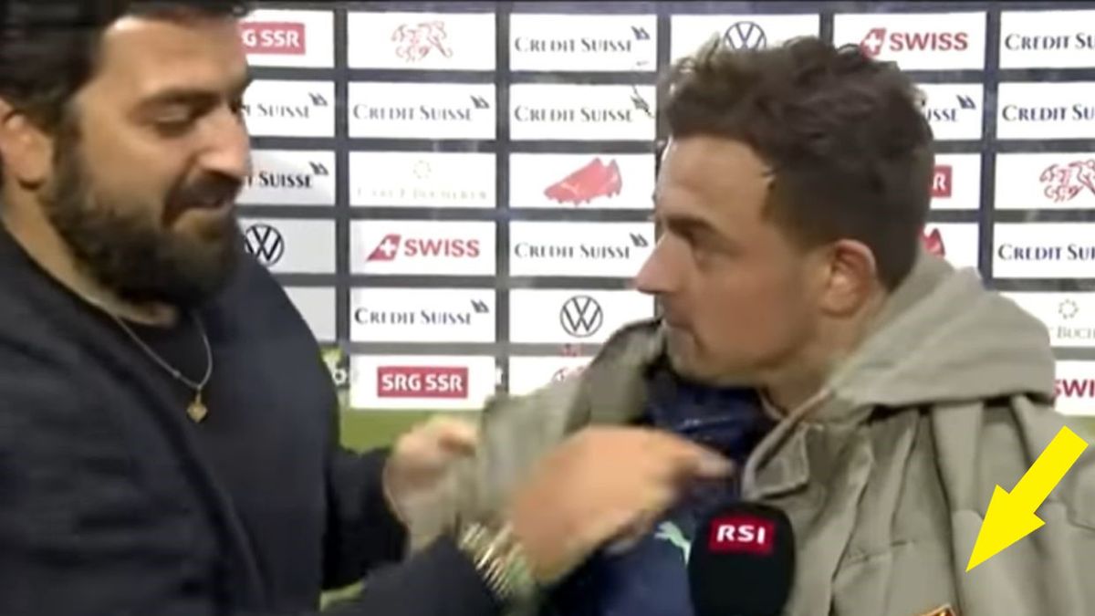 YouTube / Na zdjęciu: Xherdan Shaqiri w kurtce z logo UCK