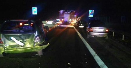 Wypadek na obwodnicy Piask. Zablokowana droga ekspresowa S12 w kierunku Chełma