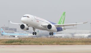 Comac C919 podczas lądowania