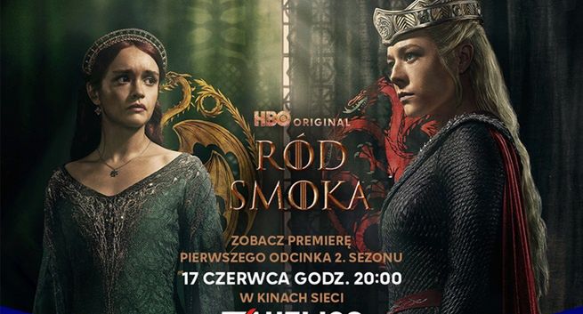 Pierwszy odcinek drugiego sezonu „Rodu smoka” tylko w kinach Helios