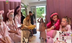 Urodzinowa BALANGA w willi Natalii Siwiec. Mia skończyła 9 LAT! Spa, manicure i znani goście... Fajna imprezka? (ZDJĘCIA)
