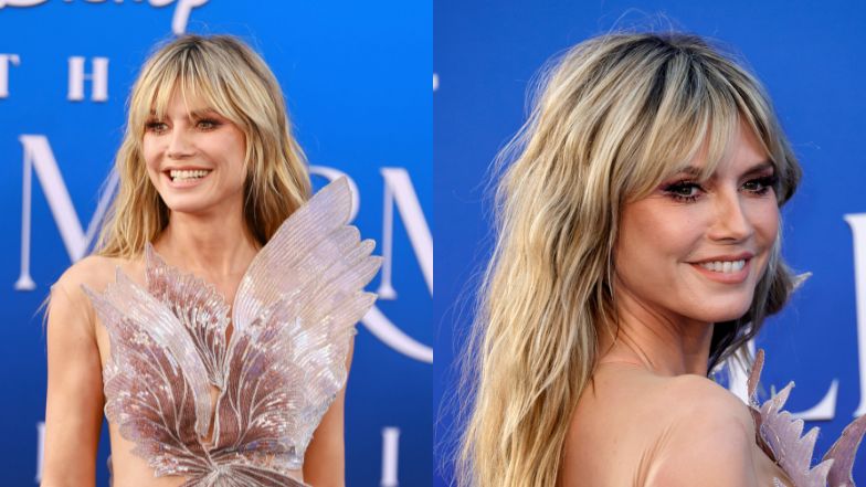 Heidi Klum zachwyciła na premierze "Małej syrenki" 