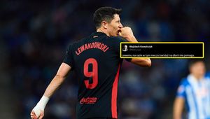Nie skończyła się jeszcze pierwsza połowa. Kowalczyk zakpił z Lewandowskiego