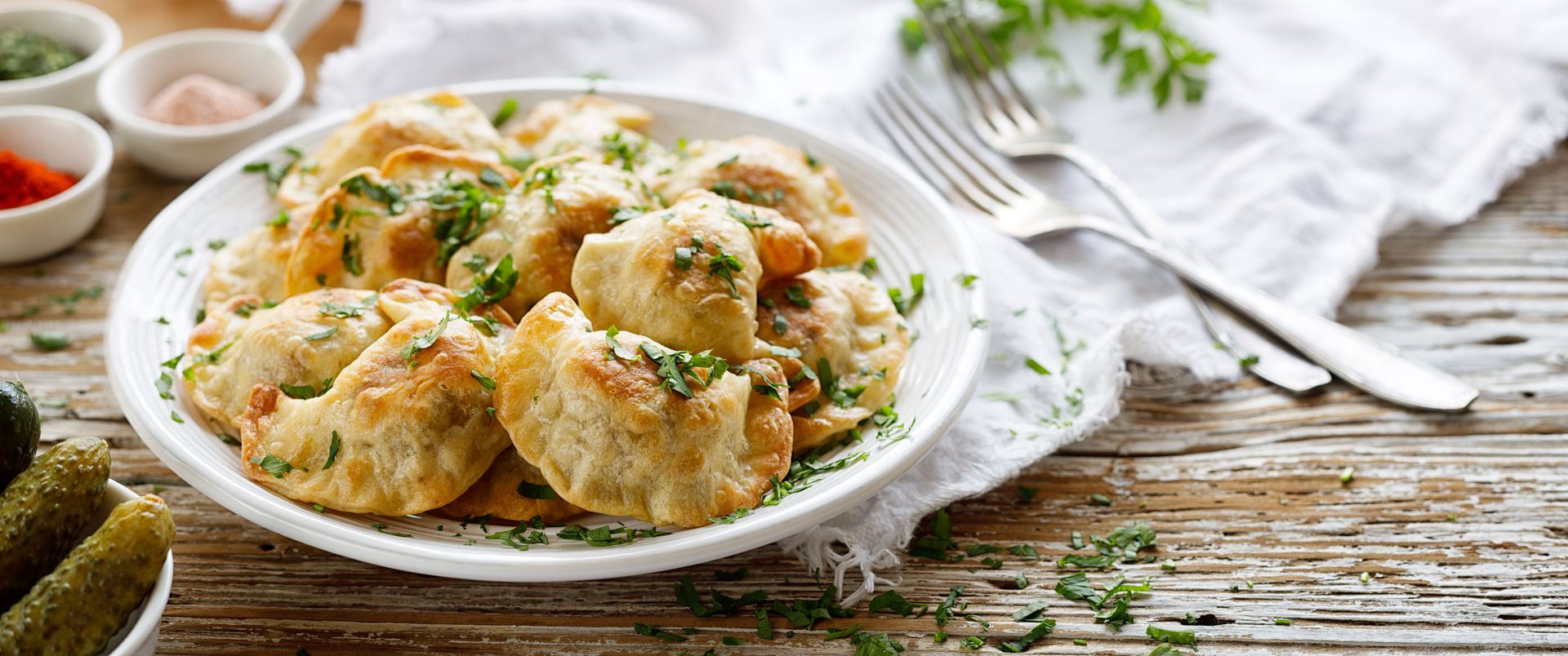 Pierogi huculskie to jeden z klasyków podkarpackiej kuchni