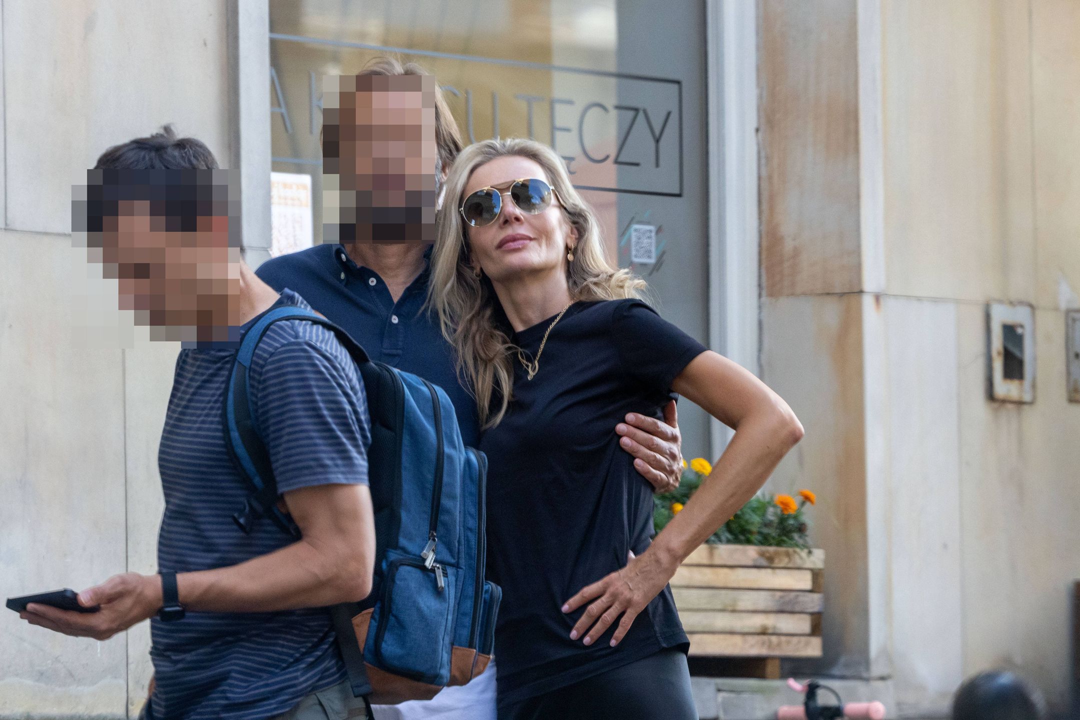 Agnieszka Woźniak-Starak z partnerem