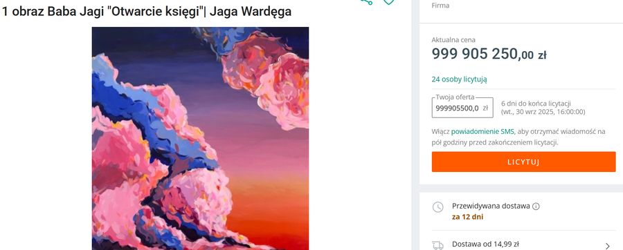 Obraz dziewczyny Sylwestra Wardęgi