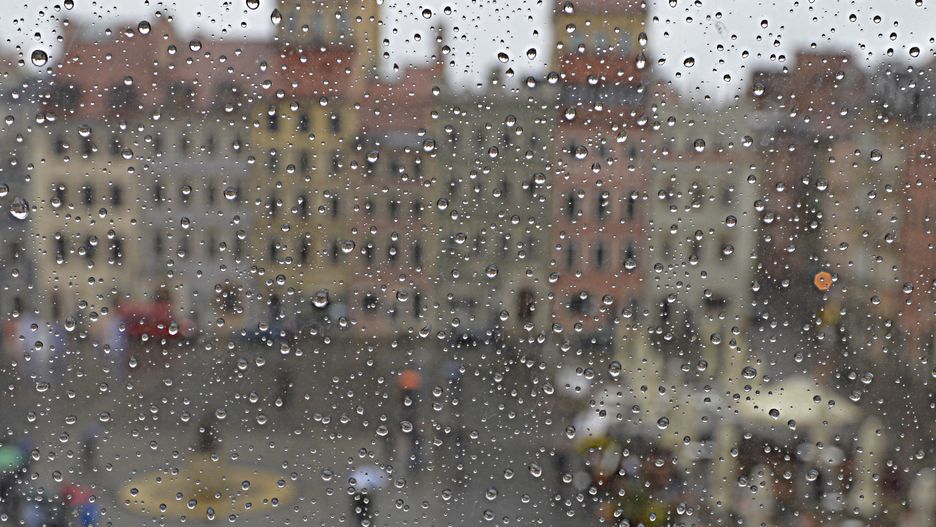 Prognoza pogody. Warszawa. W poniedziałek zapowiadane są opady deszczu