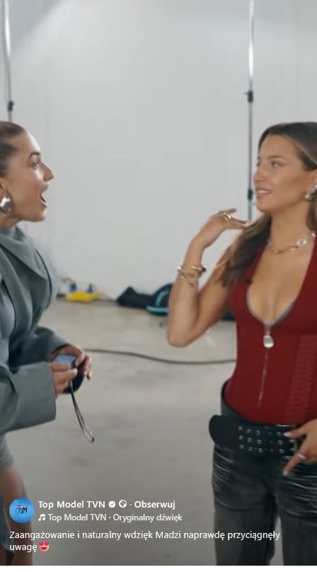Julia Wieniawa w "Top Model"