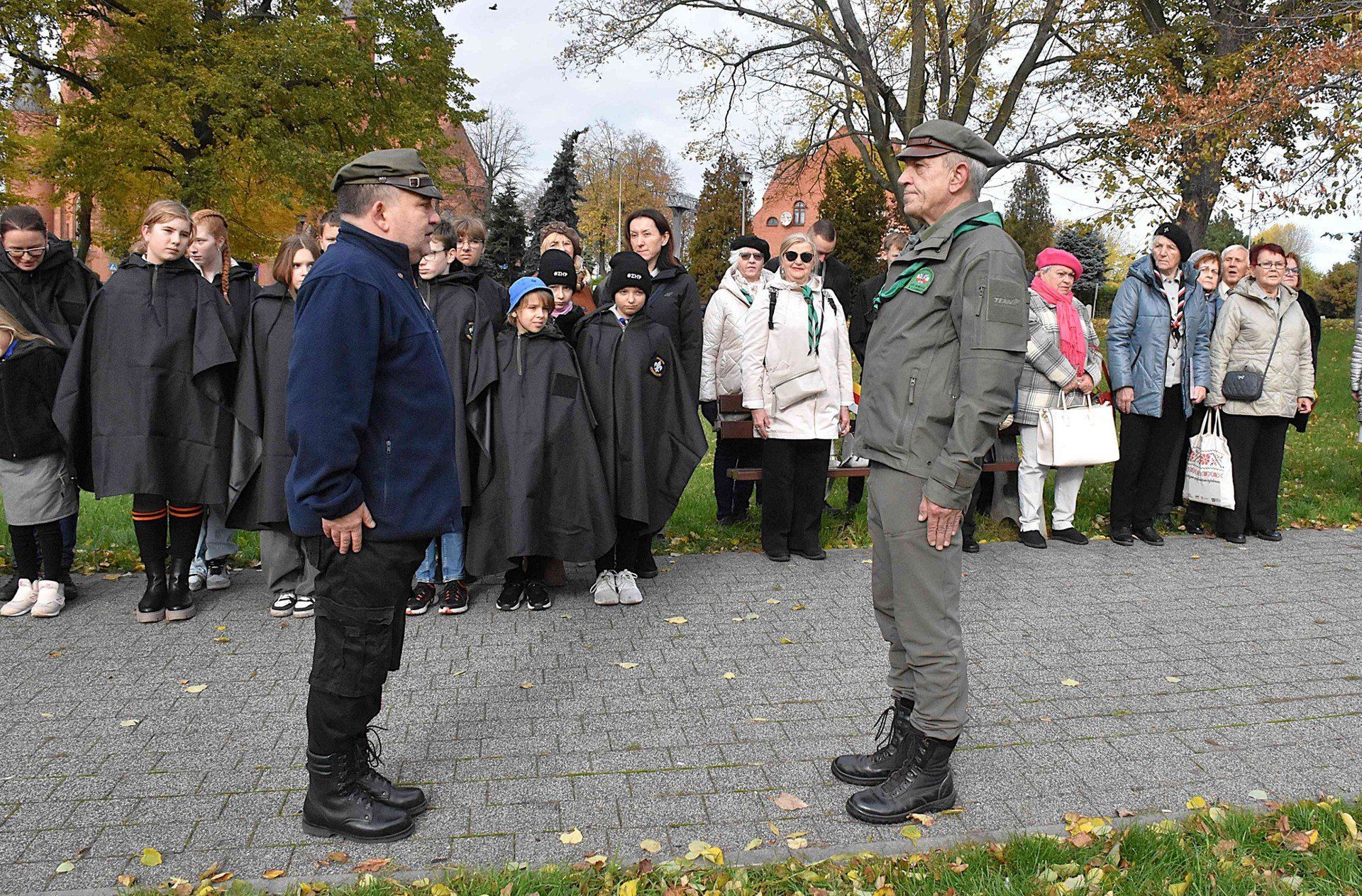 Harcerskie Drzewa Pamięci na Skwerze Sybiraków w Inowrocławiu