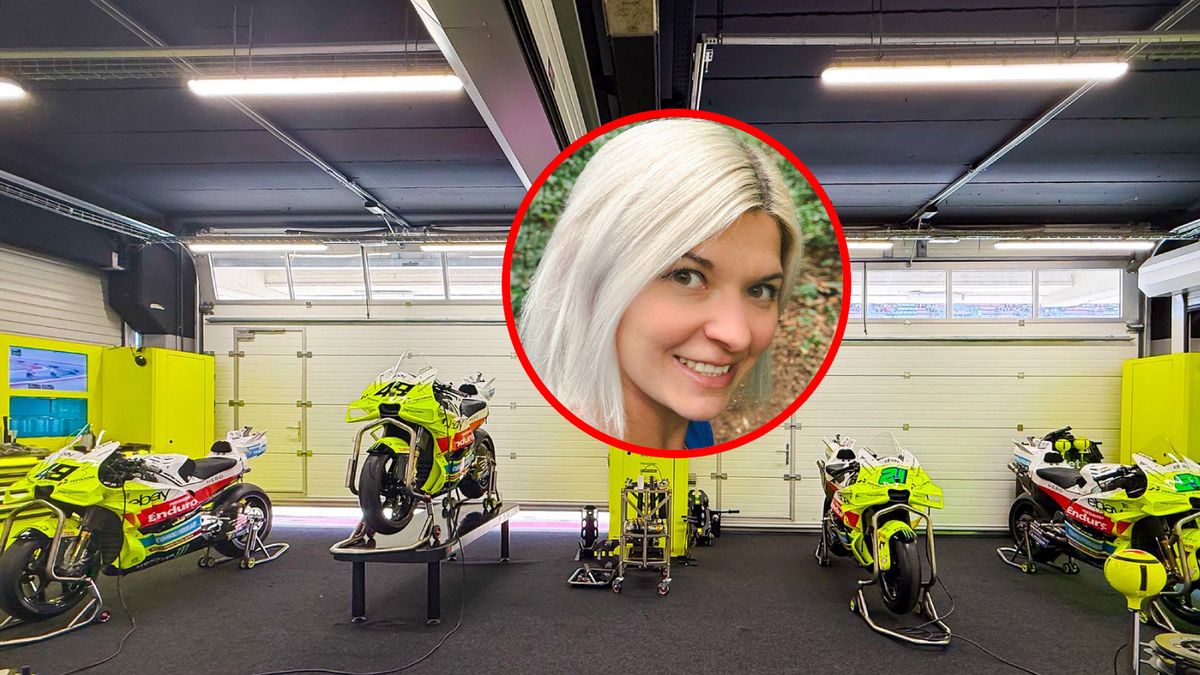 WP SportoweFakty / Katarzyna Łapczyńska / Na zdjęciu: garaż zespołu VR46