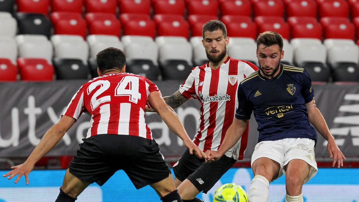 PAP/EPA / Miguel Tona / Na zdjęciu: mecz Athletic Bilbao - Osasuna