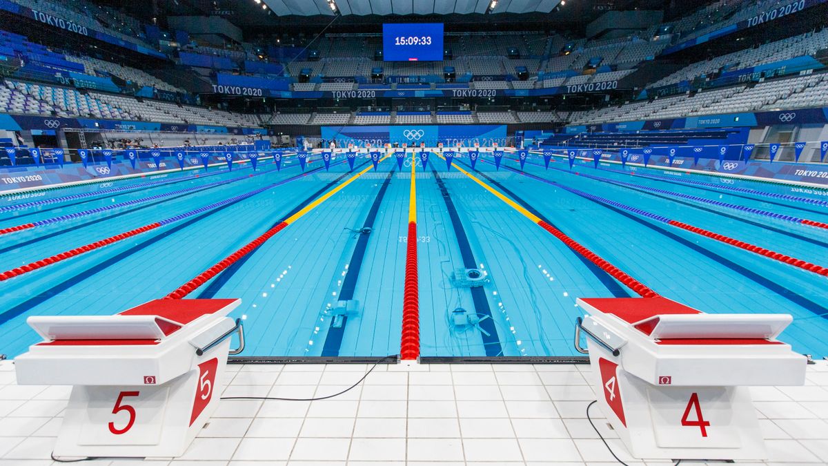 Zdjęcie okładkowe artykułu: PAP/EPA / Patrick B. Kraemer / Na zdjęciu: pływalnia olimpijska w Tokio