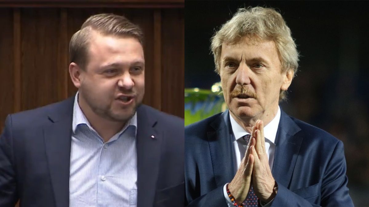 Jacek Ozdoba (Sejm) i Zbigniew Boniek (WP SportoweFakty/Mateusz Czarnecki)